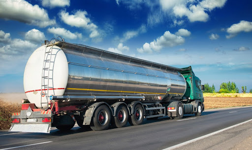 Automotive fuel tankers shipping fuel.